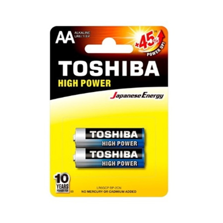 Imagen de Pila Alcalina Toshiba Doble A (2 Unidades).