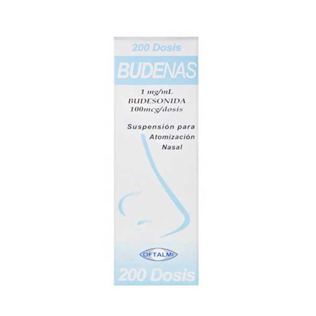 Imagen de Budesonida Budenas Atomizador Nasal 1Mg X 200 Dosis