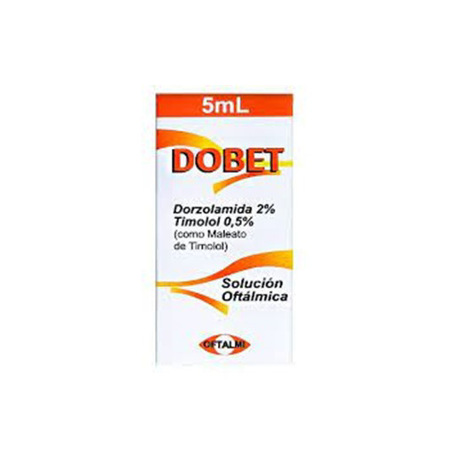 Imagen de Timolol+Dorzolamida Dobet Sol. Oft. X5Ml