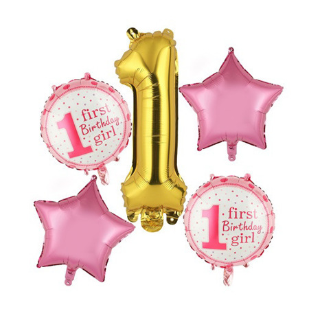 SIGO - Globo Primer Año Rosa Supplies 30