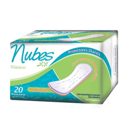 Imagen de Protector Diario Sanitario Nubes X20 Und.