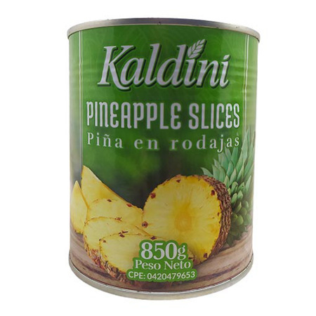 Imagen de Piña En Almíbar Rodaja Kaldini 850Gr.