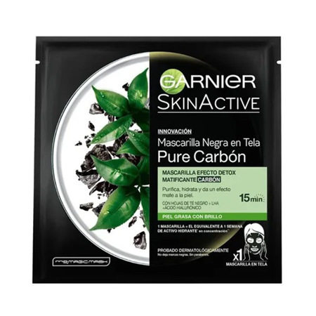 Imagen de Mascarilla Facial Tela Carbon Activo Granier 28Gr