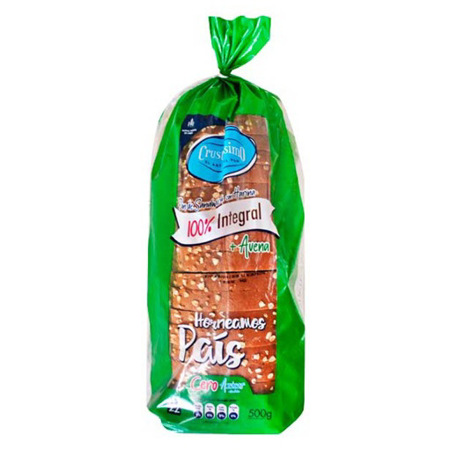 Imagen de Pan De Sándwich Con Harina Integral Crustissimo 500Gr.