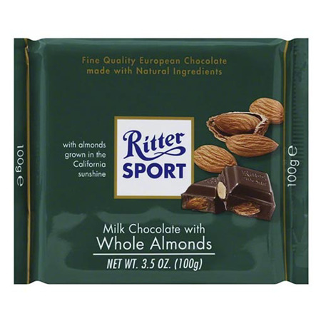 Imagen de Chocolate Milk Whole Alm Ritter Sport 100G