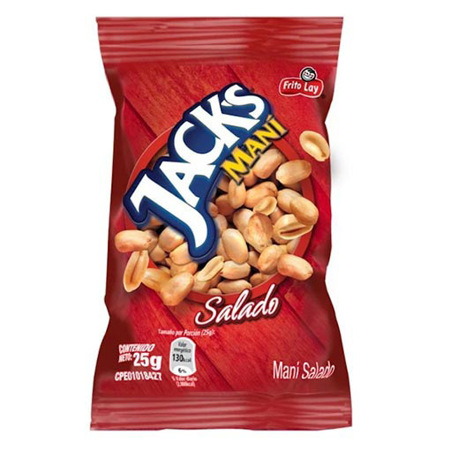 Imagen de Mani Salado Jacks 25 Gr