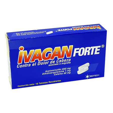 Imagen de Ivagan Forte Tab. 650Mg x4