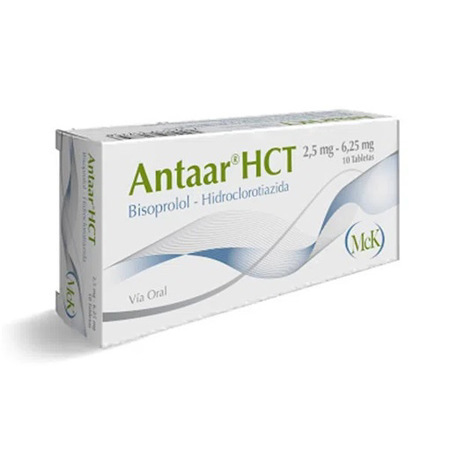 Imagen de Antar HCT 2.5Mg/6.25Mg x10
