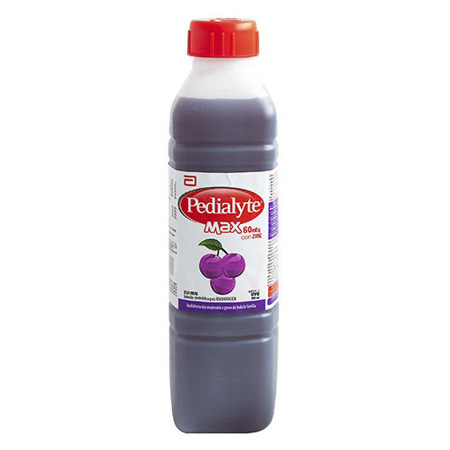 Imagen de Solución Oral Pedialyte Max 60 Sabor Uva