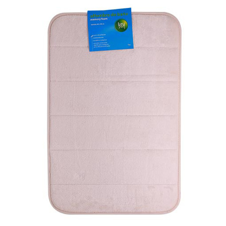 Imagen de Alfombra Memory Foam Blanca 40x60Cm