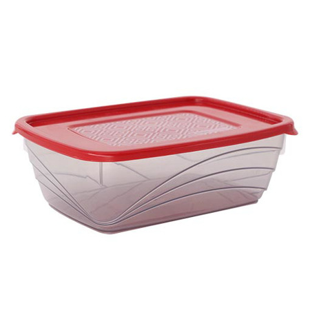 Imagen de Envase Plastico Qlux Con Tapa 15.7x11.4x5.3Cm