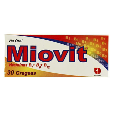 Imagen de Miovit Complejo B 30 Tab. Cofasa