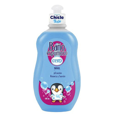 Imagen de Gel De Baño Para Niños Cero Espumoso Chicle 400 Ml