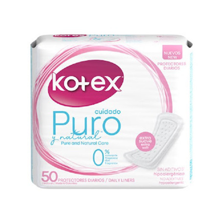 Imagen de Protector Diario Kotex Pure 50 Und