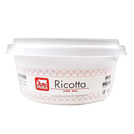 Imagen de Queso Ricotta Paisa 250 Gr.