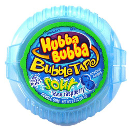 Imagen de Chicle Hubba Bubba Sour Blue Rasberry 56.7 Gr