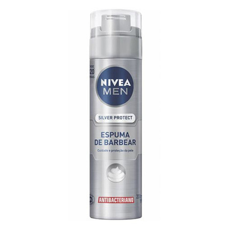 Imagen de Espuma De Afeitar Nivea Men Silver Protect 200Ml