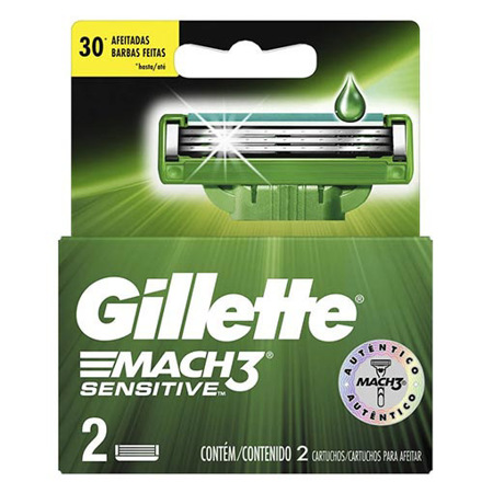 Imagen de Repuesto Afeitadora Gillette Mach3 Sensitive 2Und