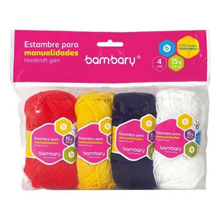 Imagen de Estambre De Colores Primarios Bambary 4  Und