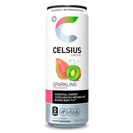 Imagen de Agua Gasificada Kiwi Celsius 355Ml
