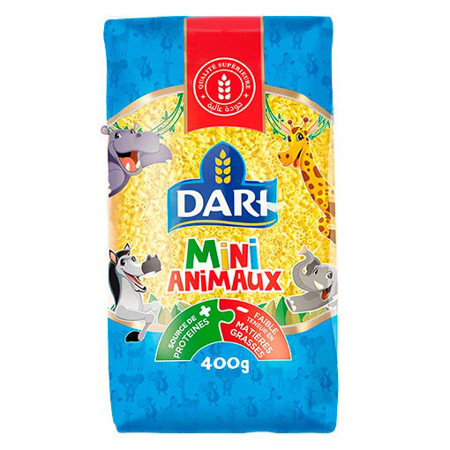 Imagen de Pasta Pastina Mini Animaux Dari 400Gr