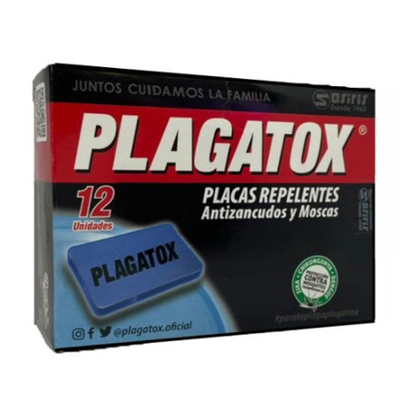Imagen de Insecticida Plagatox Placa Repelente 12 Und