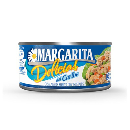 Imagen de Bonito Del Caribe En Aceite Vegetal Margarita 140 Gr.