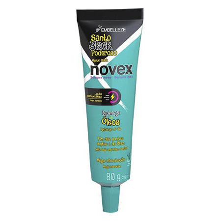 Imagen de Recarga Capilar Bomba de Oleos Santo Black Novex 80Gr