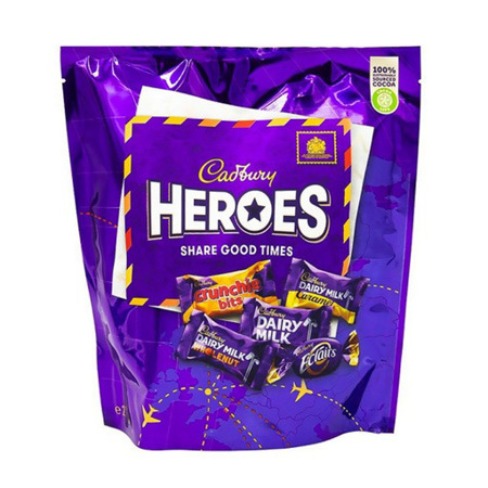 Imagen de Chocolate Barra Cadbury Héroes 275Gr 26Und