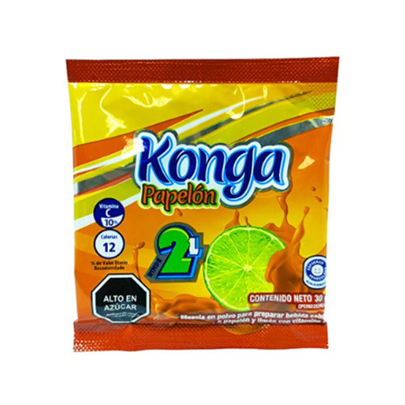 Imagen de Jugo En Polvo Papelón Con Limón Konga 30Gr