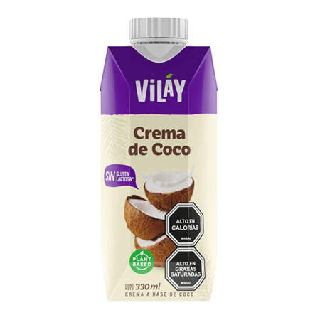 Imagen de Crema De Coco Vilay Sin Gluten 330Ml