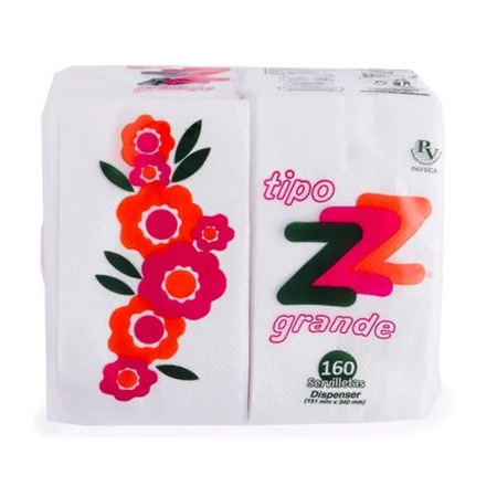 Imagen de Servilleta Poly Z Grande 160Hojas