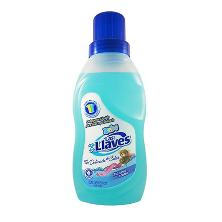 Imagen de Detergente Liquido Las Llaves Ropa Delicada De Bebe 525Ml