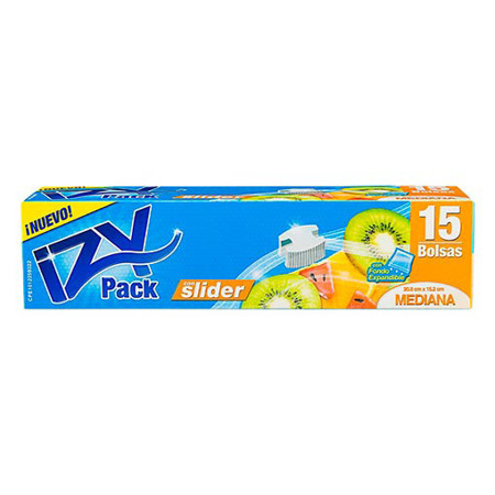 Imagen de Bolsa Mediana Con Slider Izy 15 Und