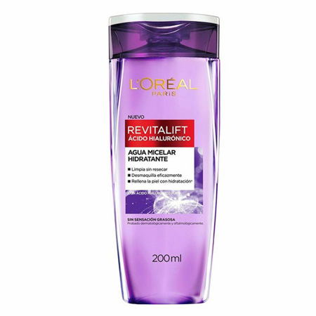 Imagen de Desmaquillante Loreal Agua Micelar Hidratante 200Ml.