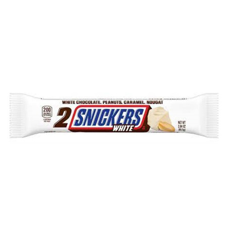 Imagen de Chocolate Snickers White King Size 2 Pack 80.5 Gr