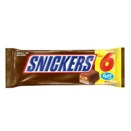 Imagen de Chocolates Snickers Fun Size 6 Und 125,3 Gr