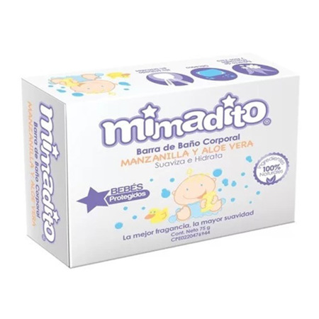 Imagen de Jabon Barra Mimadito Manzana Y Aloe 75 Gr