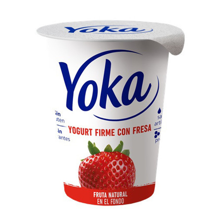 Imagen de Yogurt Firme Con Fresa Yoka 150 Gr.