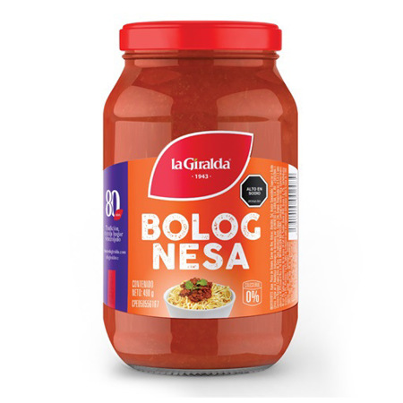 Imagen de Salsa Bolognesa La Giralda 490 Gr.