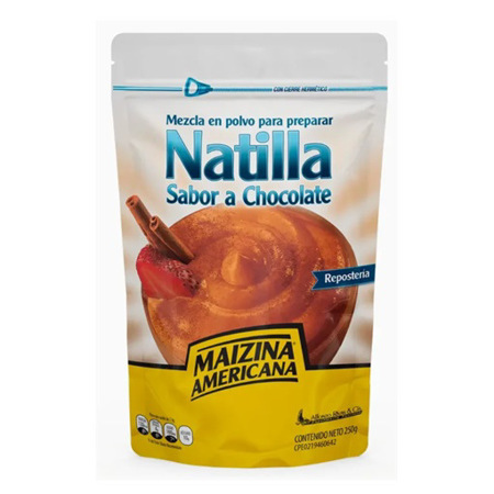 Imagen de Natilla Maizina Americana Chocolate 250 Gr.