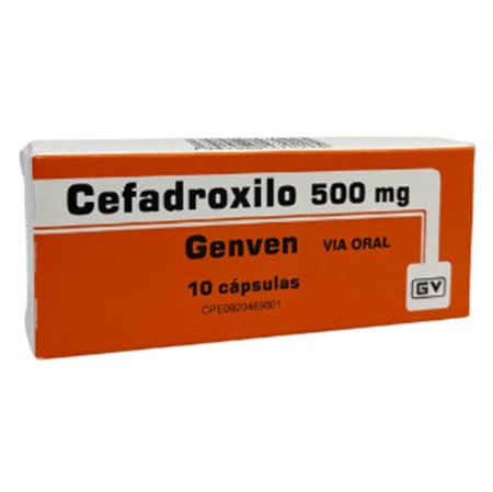 Imagen de Cefadroxilo Cap. 500mg X10