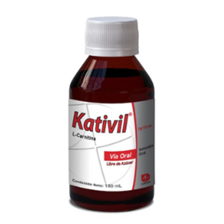 Imagen de L-Carnitina 1g/10ml Kativil Cofasa Solución Oral Sin Azúcar x 120 ml