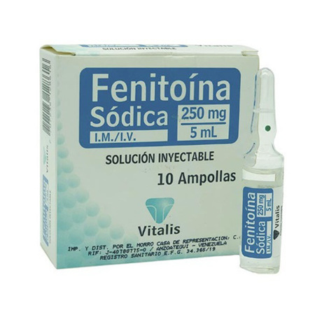Imagen de Fenitoina Sodica  Amp 50 Mg/5 Ml I.V
