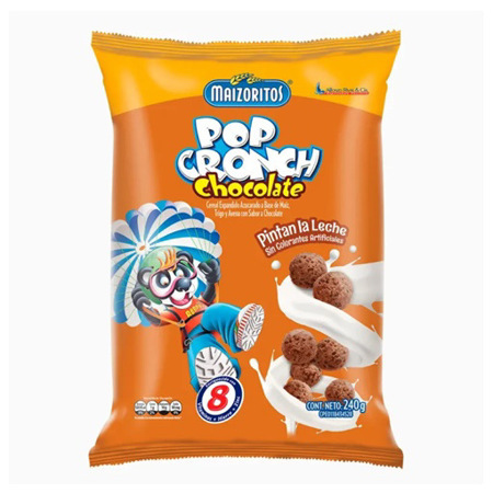 Imagen de Cereal Pop Chocolate Cronch Maizoritos 250 Gr.