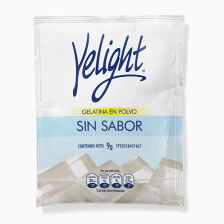 Imagen de Gelatina Yelight  Sin Sabor 9 Gr