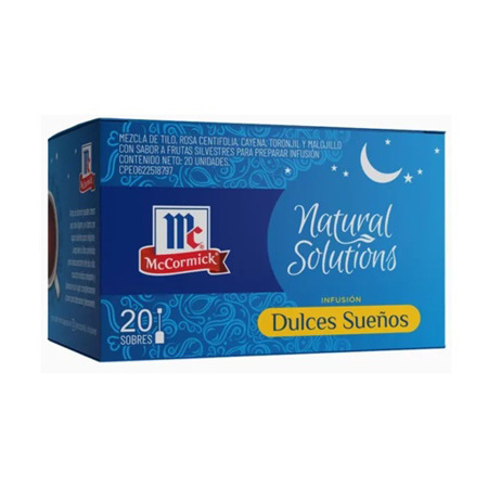 Imagen de Te McCormick Natural Solutions  Dulces Sueños 20 Und