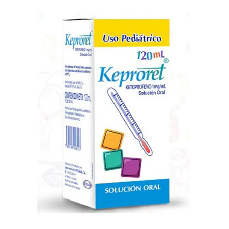 Imagen de Keproret Ketoprofeno Jarabe Pediátrico 1Mg/Ml X 120Ml