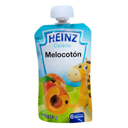Imagen de Colado Pouch De Melocotón Heinz 113Gr