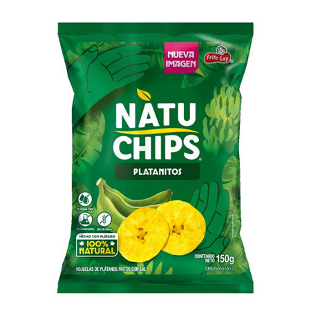 Imagen de Platanitos Natuchips Natural 150 Gr.